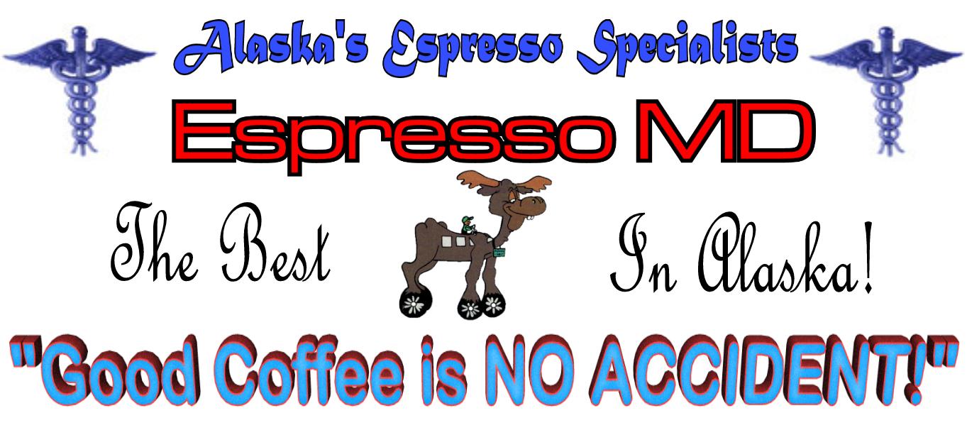 Espresso MD Alaska's Espresso Specialists, Espresso Alaska, Coffee coffee and more Coffee, Coffee Beans,Service, repair, sales, espresso equipment, espresso machines, syrups, shipping, Astoria, Bezzera, Brasilia, Carimali, Faema, fururmat-Ariete, Gaggia, La Marzocco, Nuova Simonelli, Pavoni, Rancilio, La San Marco, Spaziale, Vibemme, Wega, Rio, Fanke, Starbucks, Saeco, Bunn, Fetco, Curtis, Aquabrew, Alaska, State, State of Alaska, alaska, Espresso Products, espresso services, Espresso MD, espresso, coffee, expresso, espresso beans, gourmet espresso, Fresh Roasted Coffee, Coffee Whole Bean, Coffee Ground, Designer Blended Coffee! espressoalaska.com, 